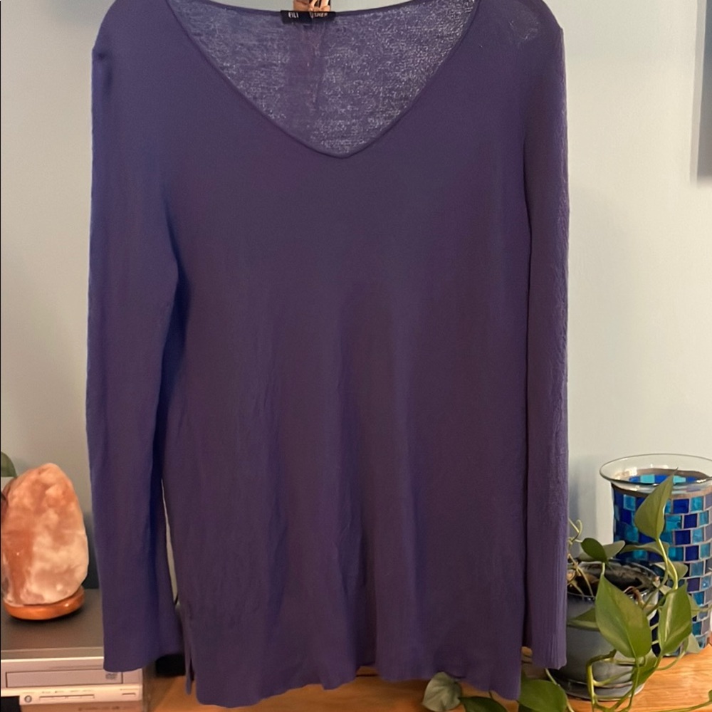 Eileen Fisher lightweight wool sweater - Picture 1 of 5